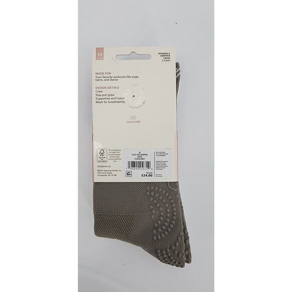 New NWT Calia Studio Women's Gripper Crew Socks 2- Pack - Picture 7 of 8